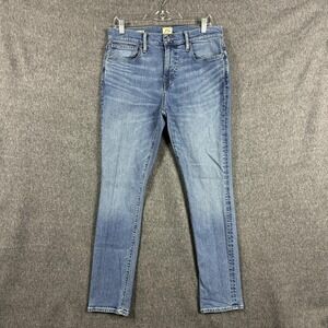 J.Crew 250 Stretch Jeans Mens 33x30 Blue Slim Tapered Leg Medium Wash Denim